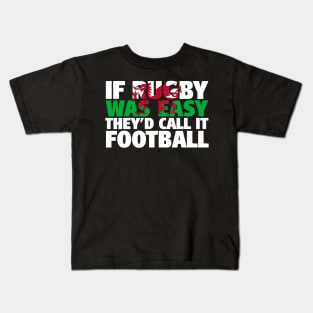 If rugby were easy Kids T-Shirt